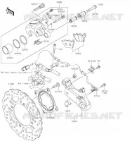 FREIN ARRIERE pour Kawasaki Z900 2019