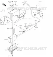 SYSTEME D'EVAPORATION CARBURANT pour Kawasaki Z900 2019