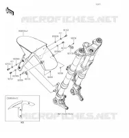 GARDE BOUE AVANT pour Kawasaki Z1000SX 2019
