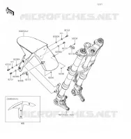 GARDE BOUE AVANT pour Kawasaki Z1000SX 2019