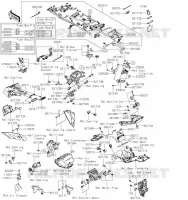 Chassis Electrical Equipment(AJF) pour Kawasaki NINJA H2 SX 2019