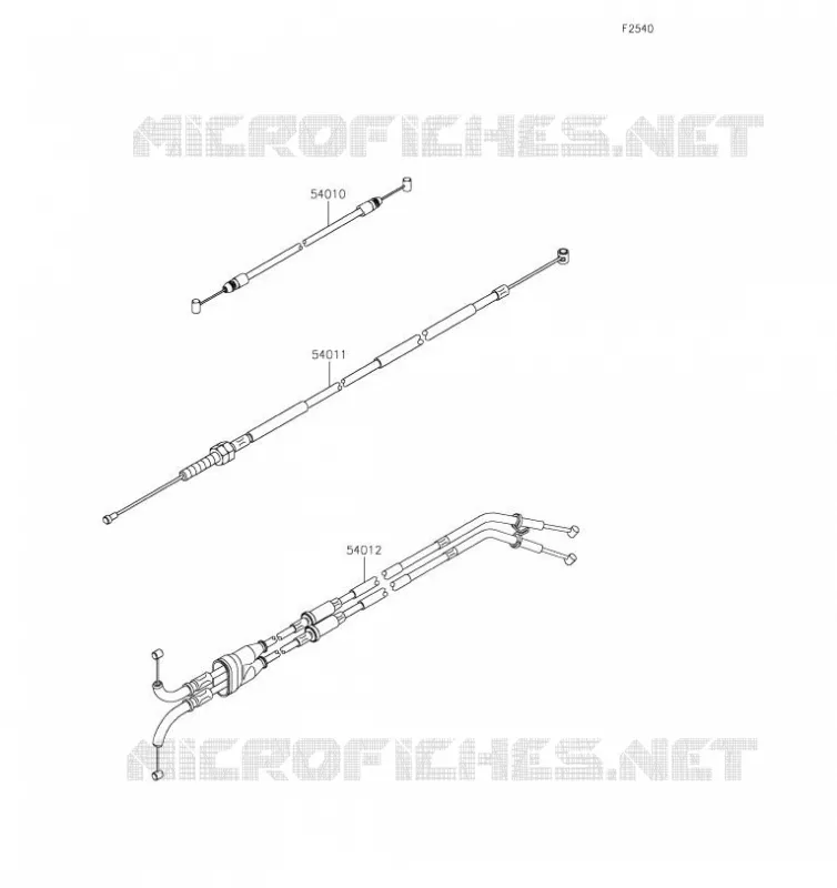 CABLES Kawasaki MOTOS 1000 2019 NINJA ZX-10R  ZX1002FKF