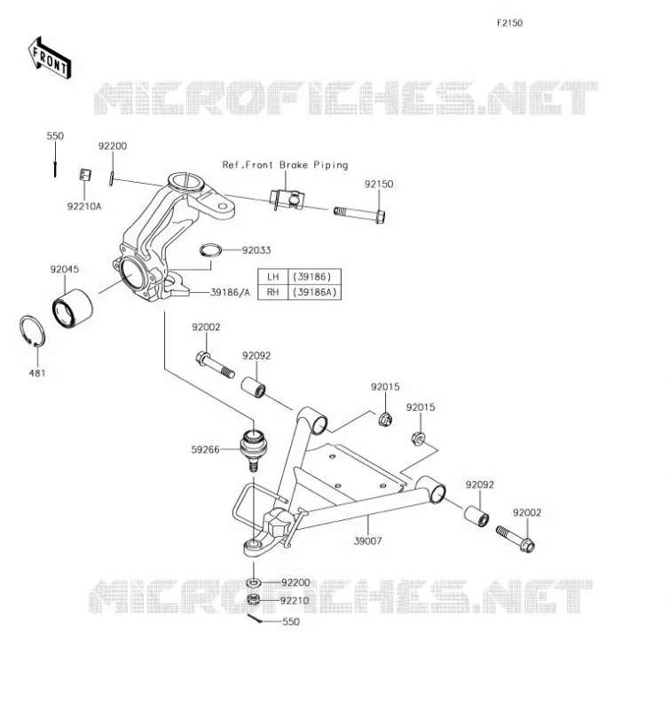 SUSPENSION Kawasaki SSV 400 2019 MULE SX  KAF400LKF
