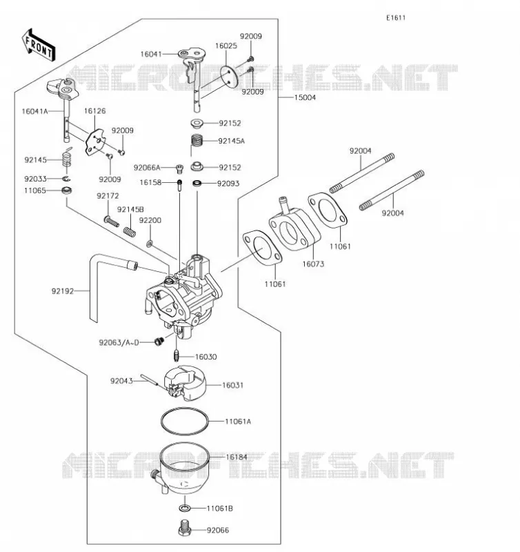 CARBURATEUR Kawasaki SSV 400 2019 MULE SX  KAF400MKF