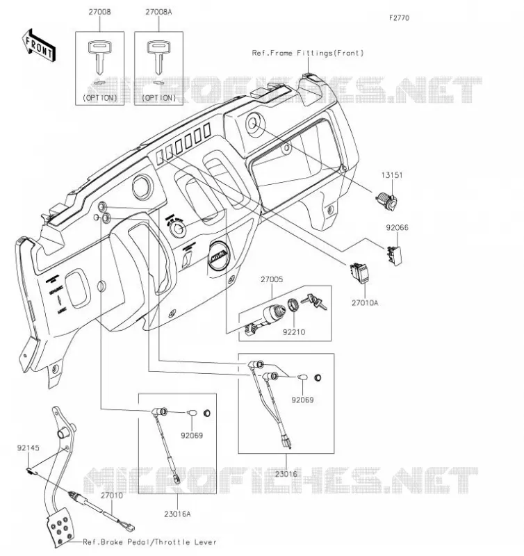 CONTACTEUR Kawasaki SSV 400 2019 MULE SX  KAF400RKS