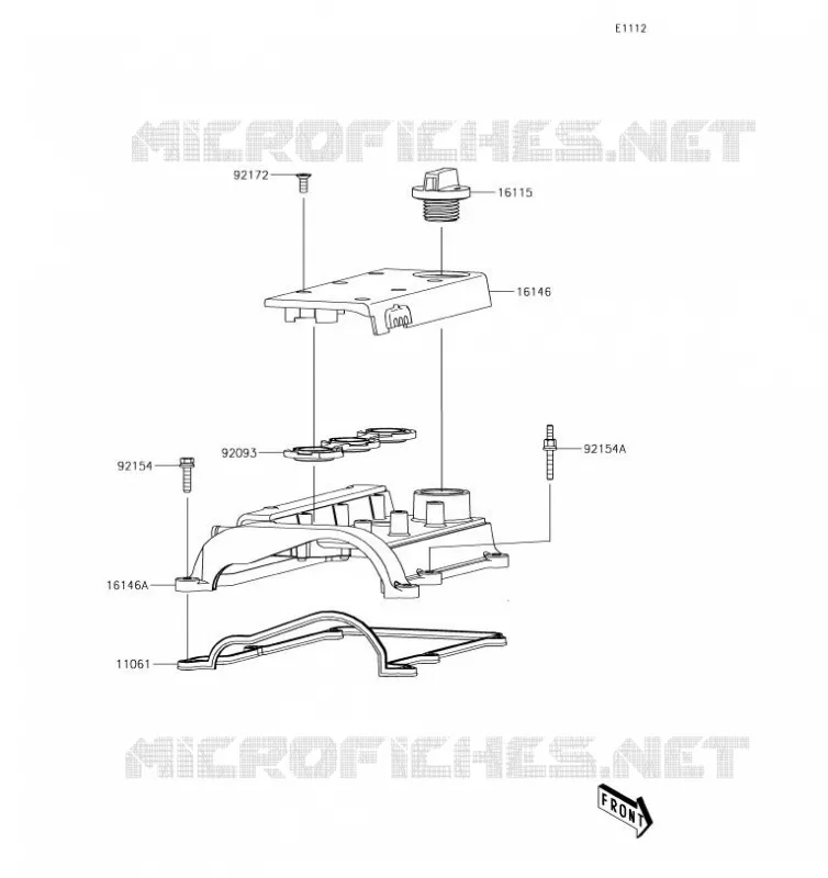 COUVRE CULASSE Kawasaki SSV 820 2019 MULE PRO-FXT  KAF820AKF