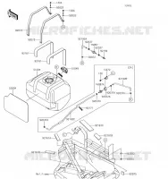 RESERVOIR CARBURANT pour Kawasaki TERYX 2019