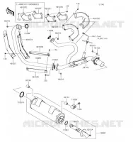 &Eacute;CHAPPEMENT pour Kawasaki TERYX 2019