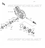 PIGNON CONIQUE AVANT pour Kawasaki TERYX 2019