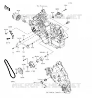 POMPE A HUILE/FILTRE &Agrave; HUILE pour Kawasaki TERYX 2019