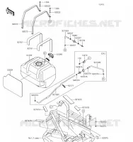 RESERVOIR CARBURANT pour Kawasaki TERYX 4 2019