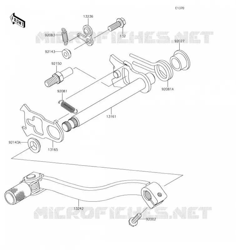 SELECTEUR Kawasaki TOUT-TERRAIN 85 2019 KX85  KX85CKF