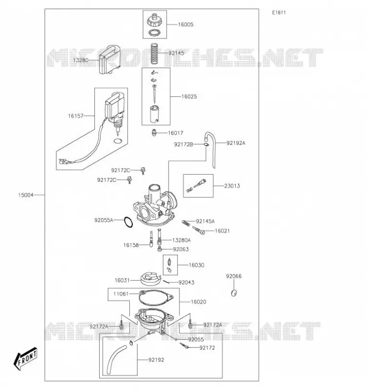 CARBURATEUR Kawasaki QUAD 90 2020 KFX90  KSF90ALF