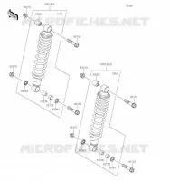 AMORTISSEUR pour Kawasaki BRUTE FORCE 750 4X4I EPS 2020