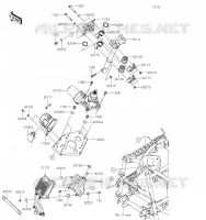 ARBRE DE DIRECTION pour Kawasaki BRUTE FORCE 750 4X4I EPS 2020