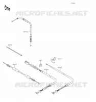 CABLES pour Kawasaki BRUTE FORCE 750 4X4I EPS 2020