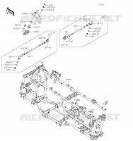 CH&Acirc;SSIS pour Kawasaki BRUTE FORCE 750 4X4I EPS 2020