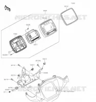 COMPTEURS pour Kawasaki BRUTE FORCE 750 4X4I EPS 2020