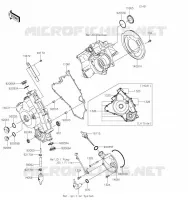 COUVERCLES MOTEUR pour Kawasaki BRUTE FORCE 750 4X4I EPS 2020