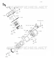 CYLINDRE/PISTON pour Kawasaki BRUTE FORCE 750 4X4I EPS 2020