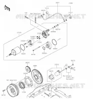 D&Eacute;MARREUR pour Kawasaki BRUTE FORCE 750 4X4I EPS 2020