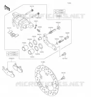 FREIN AVANT pour Kawasaki BRUTE FORCE 750 4X4I EPS 2020