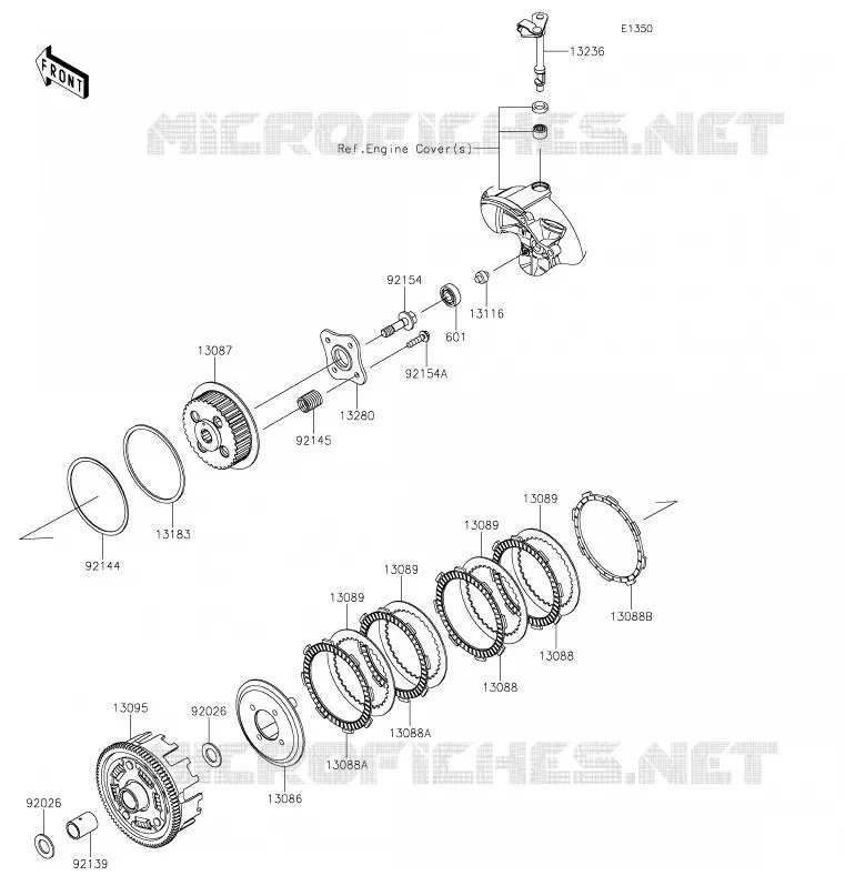 EMBRAYAGE Kawasaki MOTOS 125 2020 NINJA 125  BX125ALF
