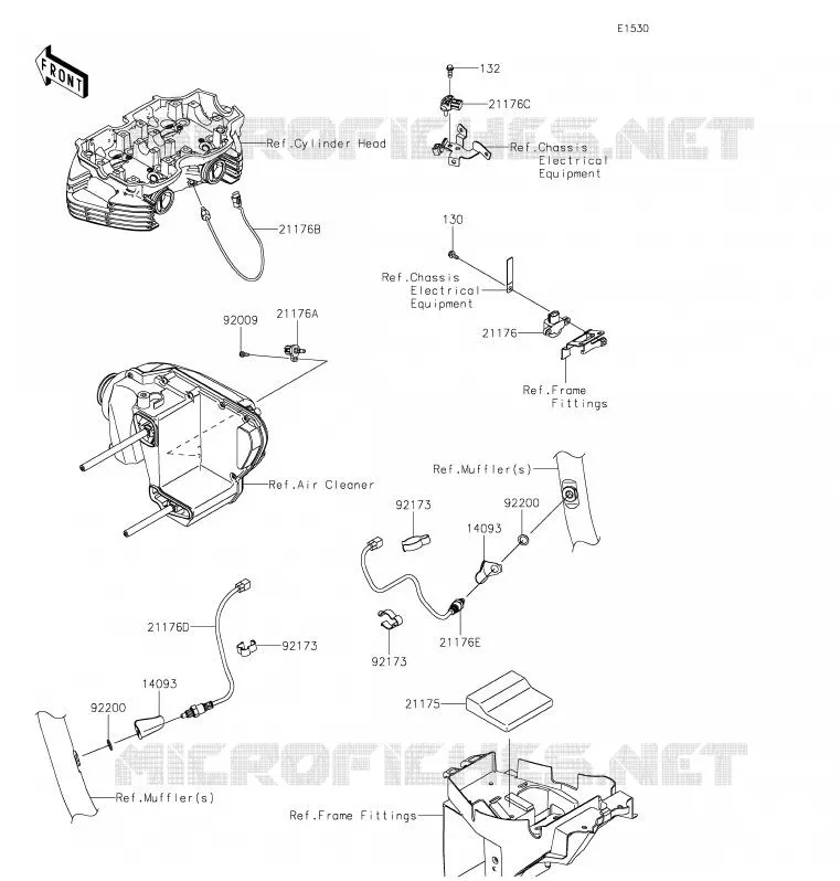 INJECTION CARBURANT Kawasaki MOTOS 800 2019 W800 STREET  EJ800BKF