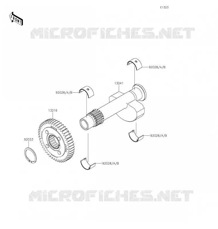 BALANCIER Kawasaki MOTOS 800 2020 W800 STREET  EJ800BLF