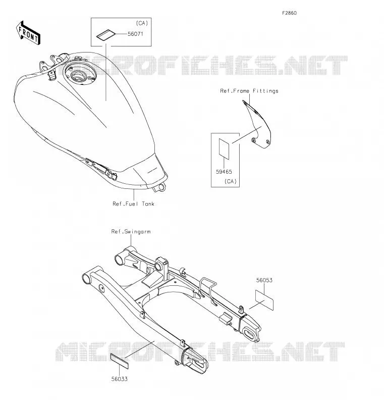 LABEL Kawasaki MOTOS 650 2020 VULCAN S  EN650CLF