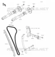 ARBRE A CAME/TENDEUR pour Kawasaki VULCAN S ABS CAFE 2020