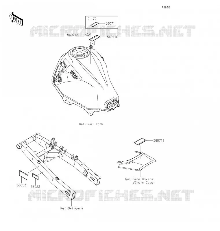 LABEL Kawasaki MOTOS 300 2019 VERSYS-X 300  KLE300CKFA