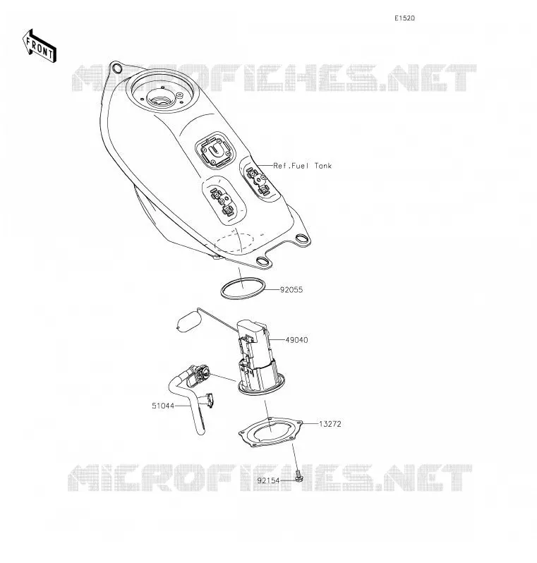 POMPE A ESSENCE Kawasaki MOTOS 230 2020 KLX230  KLX230BLF