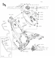 RESERVOIR CARBURANT pour Kawasaki KLX230 2020