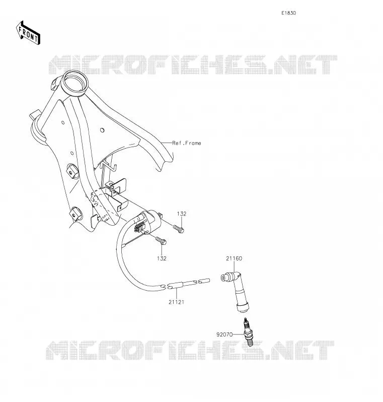 SYSTEME D&acute;ALLUMAGE Kawasaki MOTOS 250 2020 KLX250  KLX250SLF