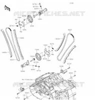 ARBRE A CAME/TENDEUR pour Kawasaki VULCAN 1700 VOYAGER 2020