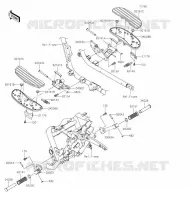 REPOSE PIED pour Kawasaki VULCAN 1700 VAQUERO 2020