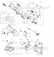 CHASSIS EQUIPMENT ELECTRIQUE pour Kawasaki VULCAN 900 CLASSIC 2020