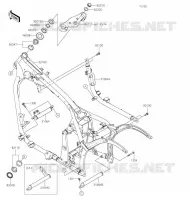 CH&Acirc;SSIS pour Kawasaki VULCAN 900 CLASSIC 2020