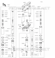FOURCHE pour Kawasaki VULCAN 900 CLASSIC 2020