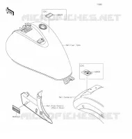 LABEL pour Kawasaki VULCAN 900 CLASSIC 2020