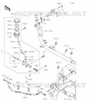 MAITRE CYLINDRE ARRI&Egrave;RE pour Kawasaki VULCAN 900 CLASSIC 2020