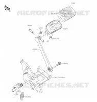PEDALE DE FREIN/TORQUE LINK pour Kawasaki VULCAN 900 CLASSIC 2020