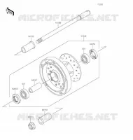 ROUE AVANT pour Kawasaki VULCAN 900 CLASSIC 2020
