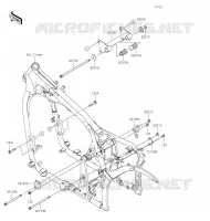 SUPPORT MOTEUR pour Kawasaki VULCAN 900 CLASSIC 2020