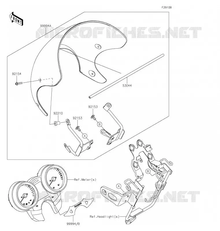 Accessory(Cover) Kawasaki MOTOS 900 2020 Z900RS  ZR900CLF
