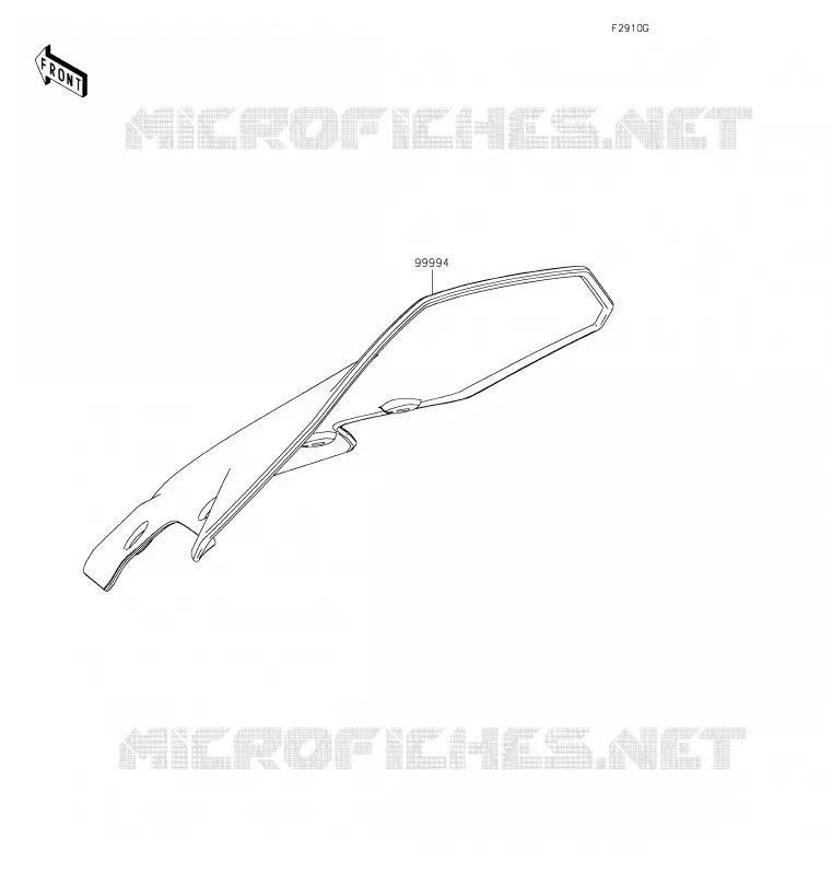 Accessory(Large Meter Cover) Kawasaki MOTOS 900 2020 Z900  ZR900HLF