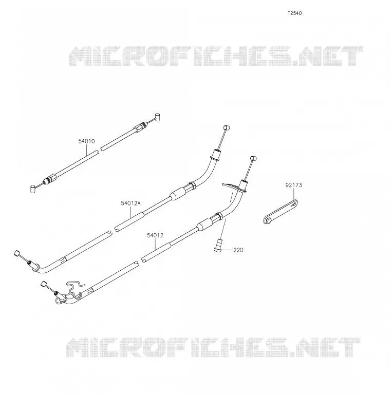 CABLES Kawasaki MOTOS 1000 2020 NINJA H2 SX  ZX1002ALF