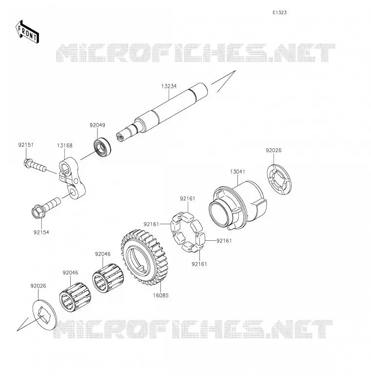 BALANCIER Kawasaki MOTOS 1000 2020 NINJA ZX-10R SE  ZX1002HLF