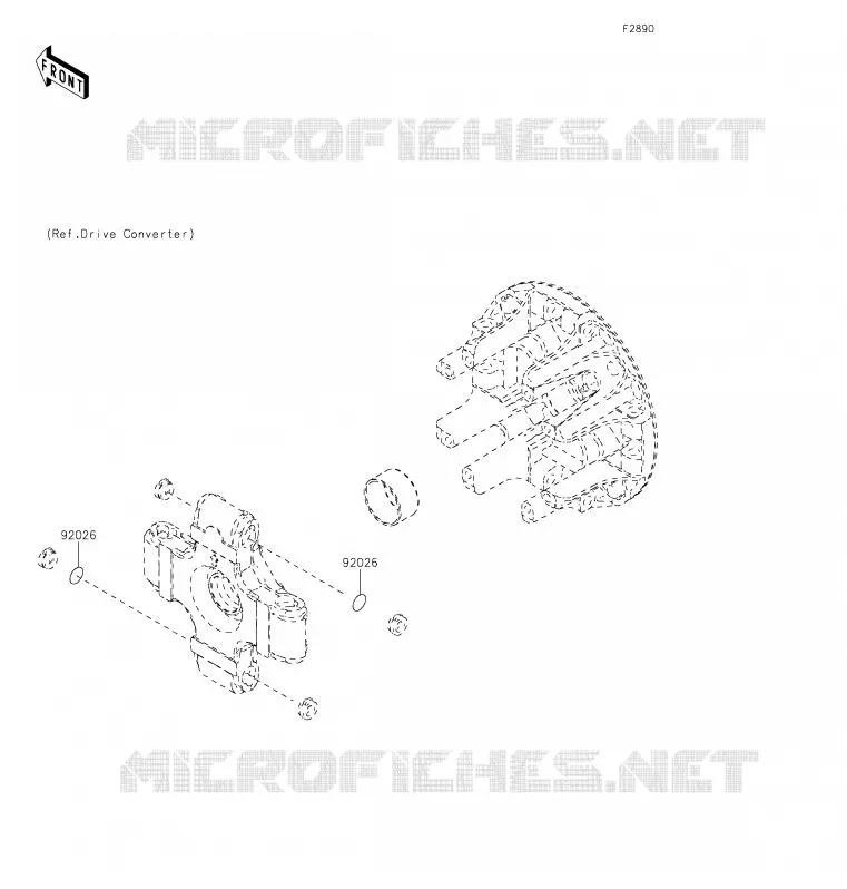 PIECE EN OPTION Kawasaki SSV 1000 2020 MULE PRO-DXT  KAF1000ALF